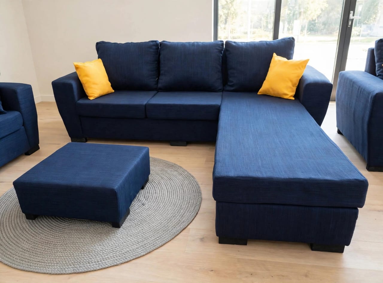 L-shaped sofa