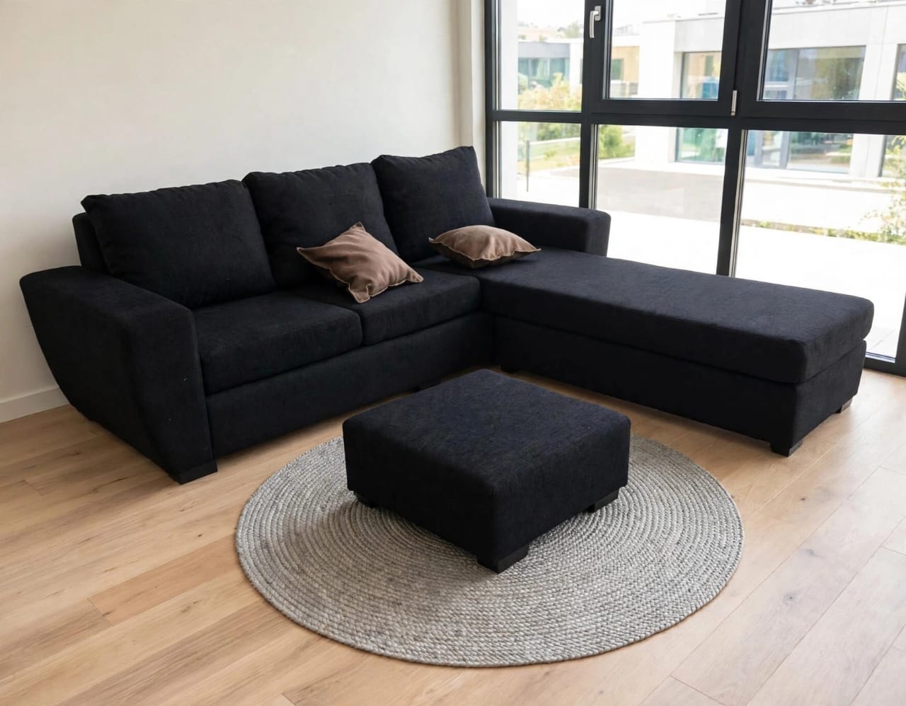 L-shaed sofa