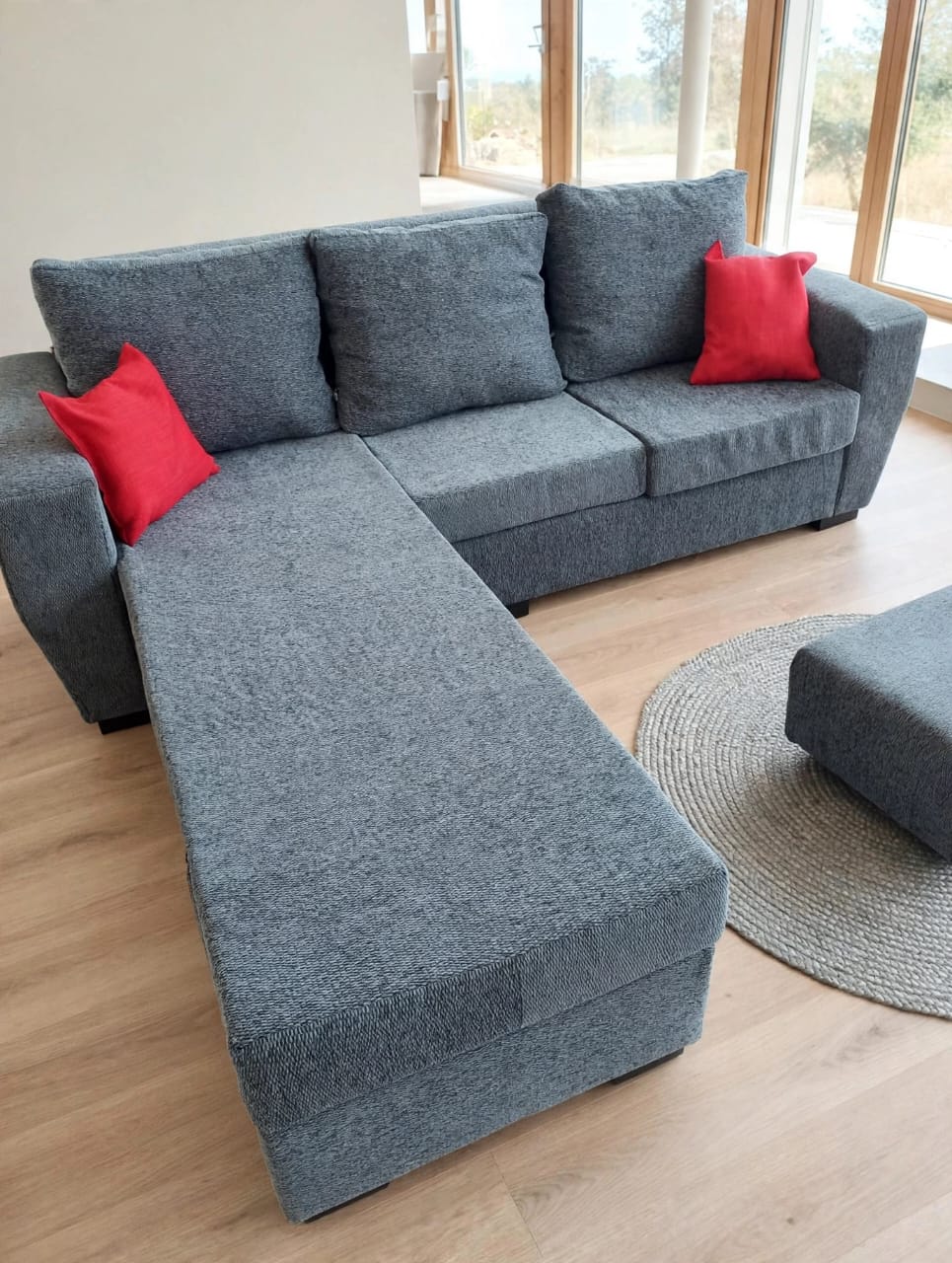 L-shaped sofa